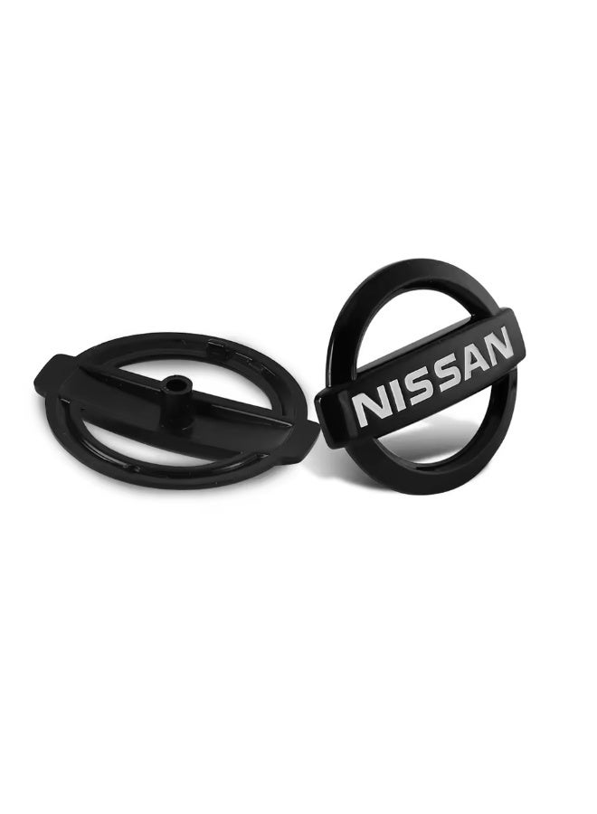 Nissan 5.6cm Steering Wheel Logo Emblem Sticker | OEM Style Replacement | Fits Nismo, X-Trail, Qashqai, Altima, Serena, Micra, Tiida, J11, Juke